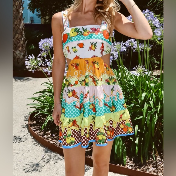 2x HP! Orangery Cut-Out Mini Dress - Picture 3 of 8